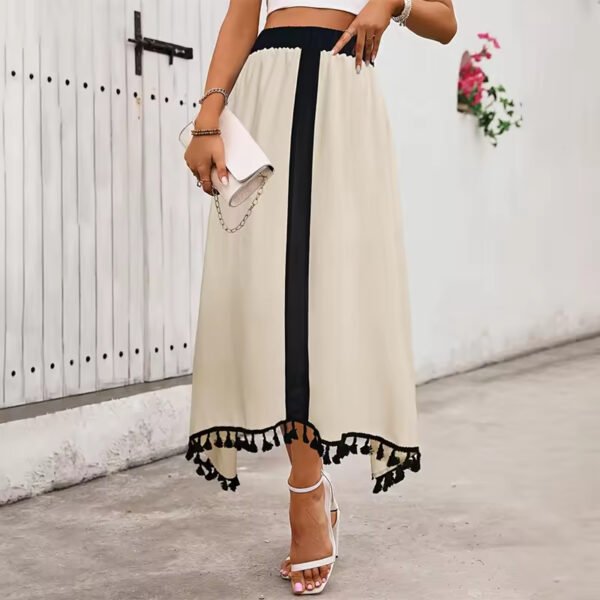 Ladies Woven Romantic Skirt - Image 2