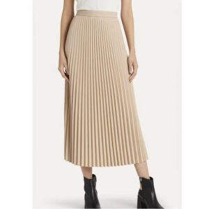 Full Length 100% Polyester skirt with a flat waistband