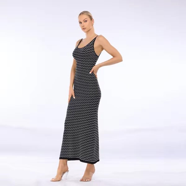 Woolen Camisole Sexy Slim Fit Backless Knitted Weave Loose - Image 2