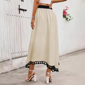 Ladies Woven Romantic Skirt