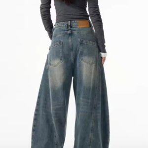 American Retro Curved Blade Pants