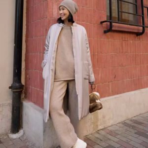 100% Cashmere air Sensing Knitted Suit