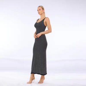Woolen Camisole Sexy Slim Fit Backless Knitted Weave Loose