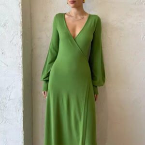 Women Elegant Sweater Knit Women's Dress